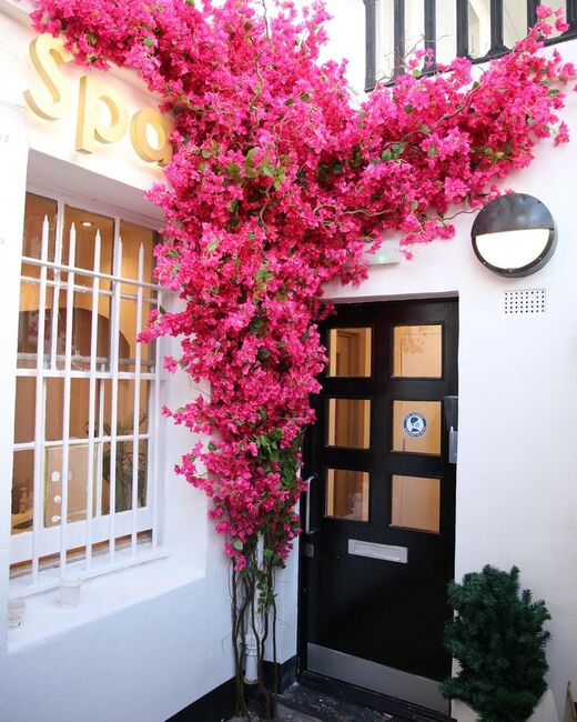 Flores artificiales para tiendas